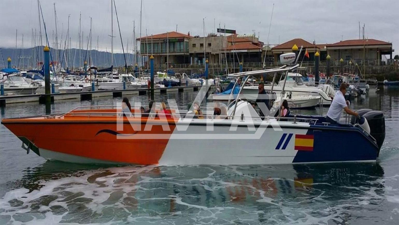 Lancha rápida 12 Pax.