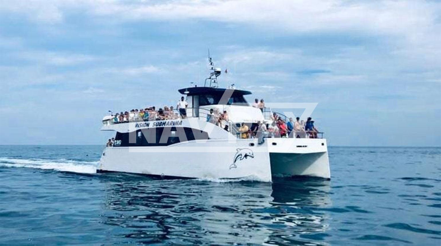 Catamaran Vision sous-marine 150Pax.