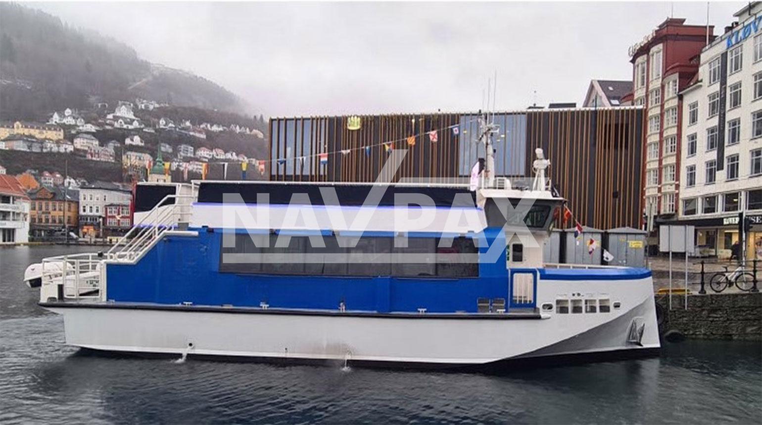 Vedette à passagers aluminium