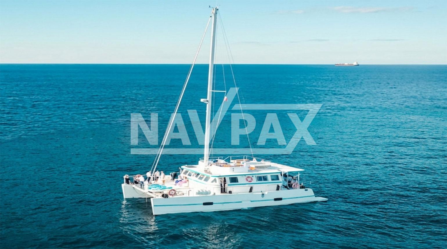 Catamaran à voile 80 Pax.